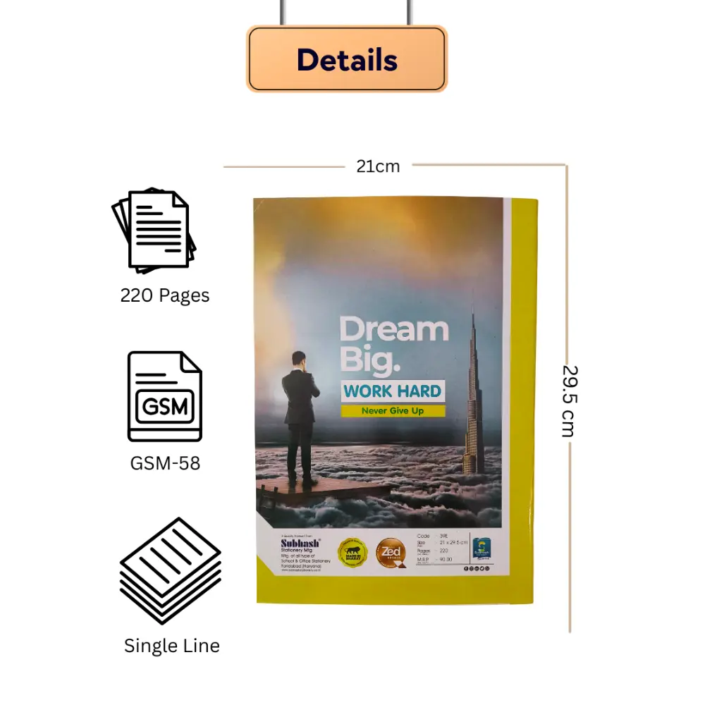 A4 Notebooks – Pack of 3 – 220 Ruled Pages – Soft Cover (2).webp