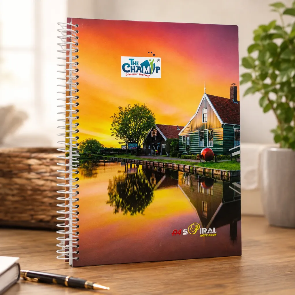 The Champ A4 Spiral Notebooks.webp
