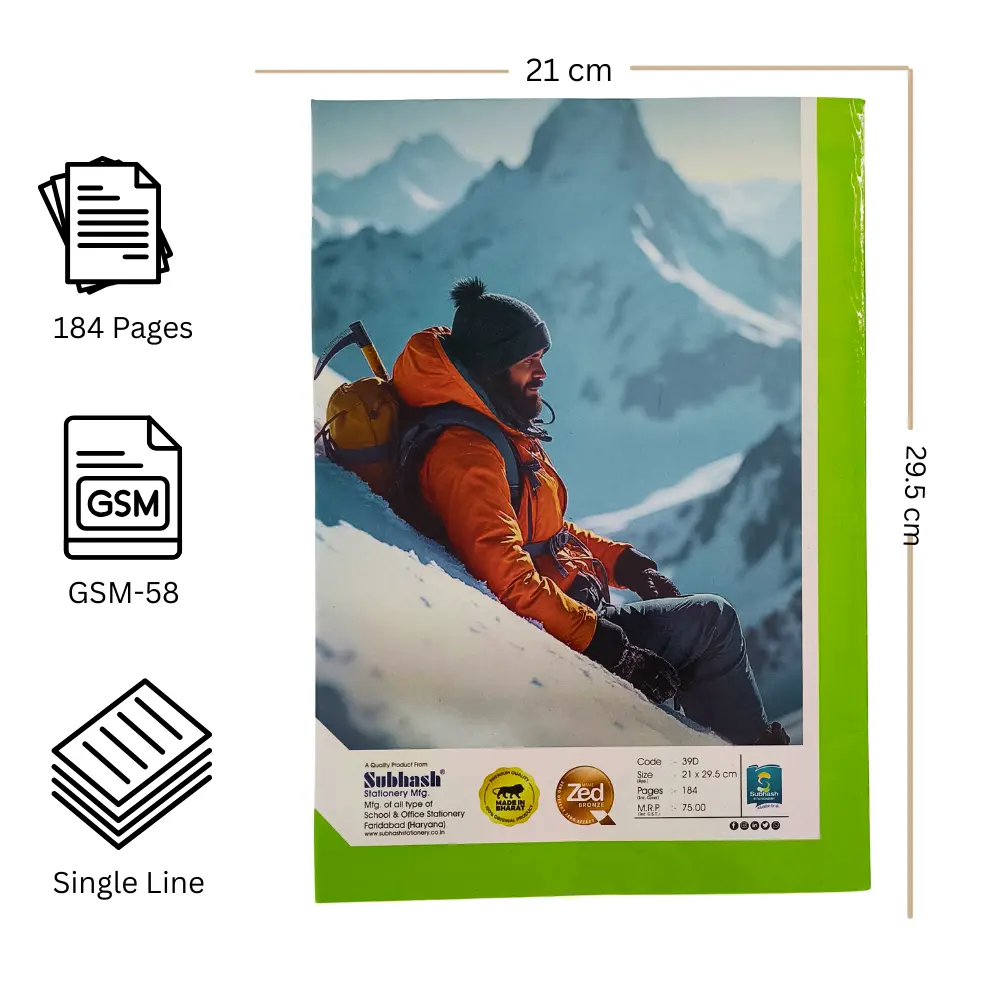 A4 Notebooks – Pack of 10 – 184 Ruled Pages – Soft Cover (3).webp