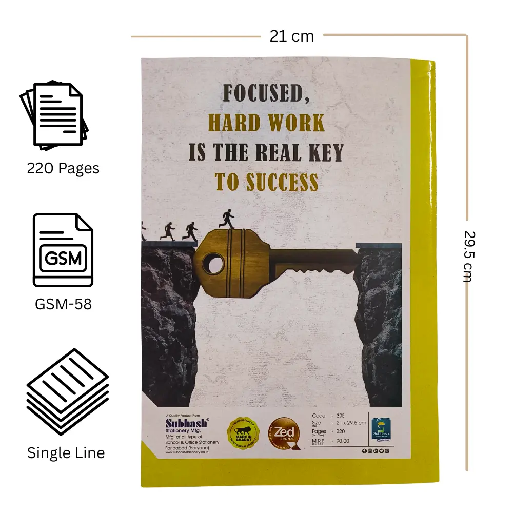 A4 Notebooks – Pack of 8 – 220 Ruled Pages – Soft Cover (2).webp