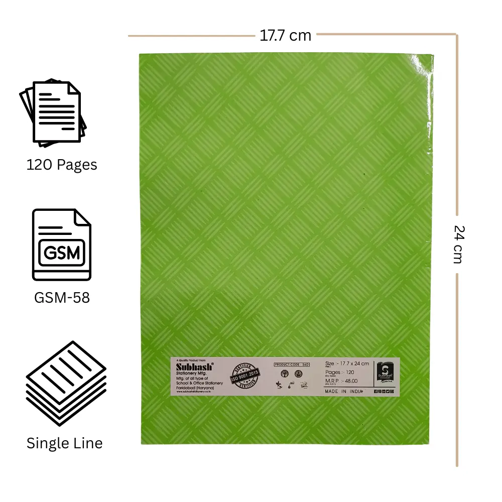 A5 Single Line Notebooks – Pack of 10 – 120 Pages – Soft Cover (2).webp