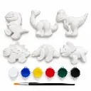 DIY Dinosaur Painting Kit for Kids  6 Dinosaur Figures with 6 Paint Colors & Brush (4).webp