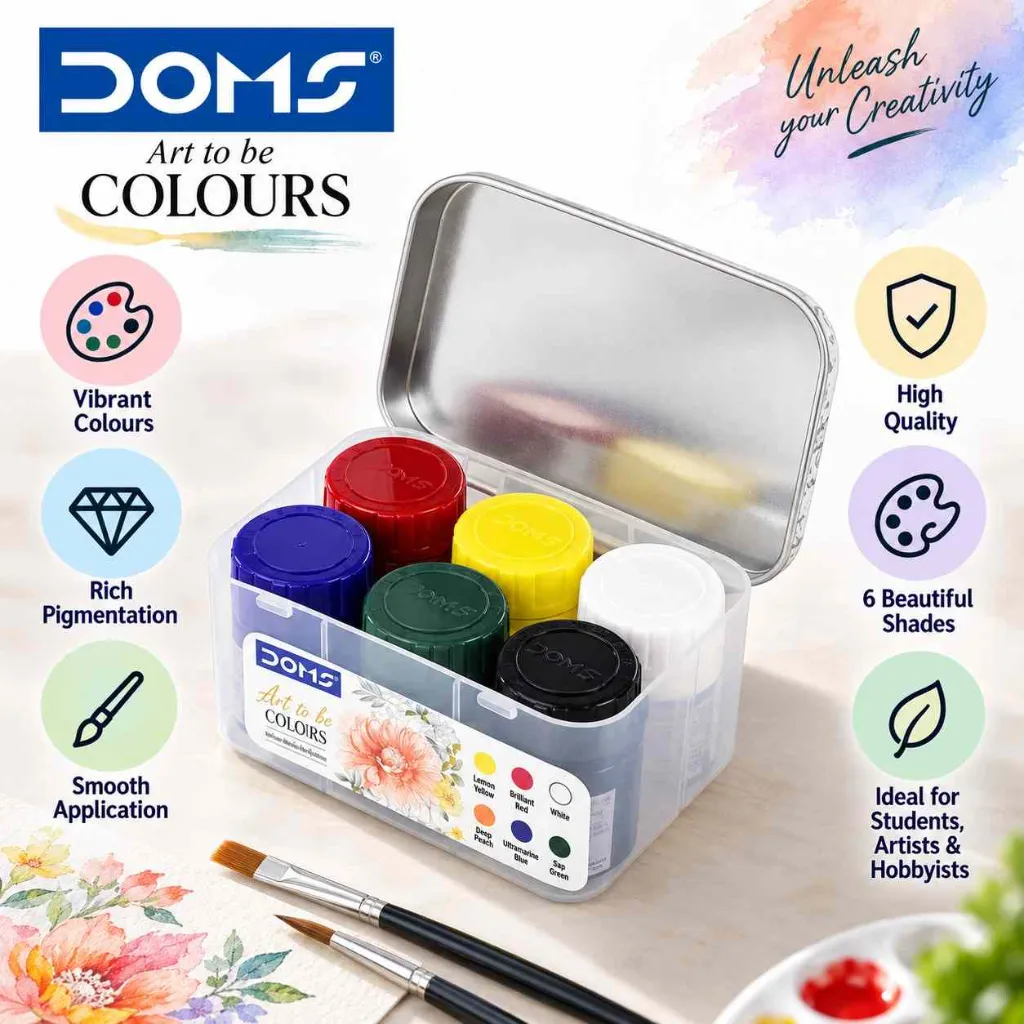 DOMS Acrylic Colours Set of 6 (4).webp