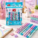 Figo Blue Ball Pen Pack of 10 Smooth Writing Lightweight Design (3).webp