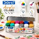 DOMS Acrylic Paint 12 Shades Set.webp
