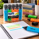 DOMS Super Neon Highlighter Set of 5 (2).webp