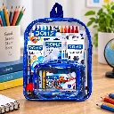 DOMS Stationery Kit 12 Pcs with Transparent Zipper Bag (4).webp