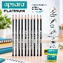 Apsara Platinum Pencils Pack of 10 with Free Sharpener & Eraser (3).webp