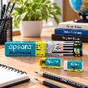 Apsara Platinum Pencils Pack of 10 with Free Sharpener & Eraser.webp