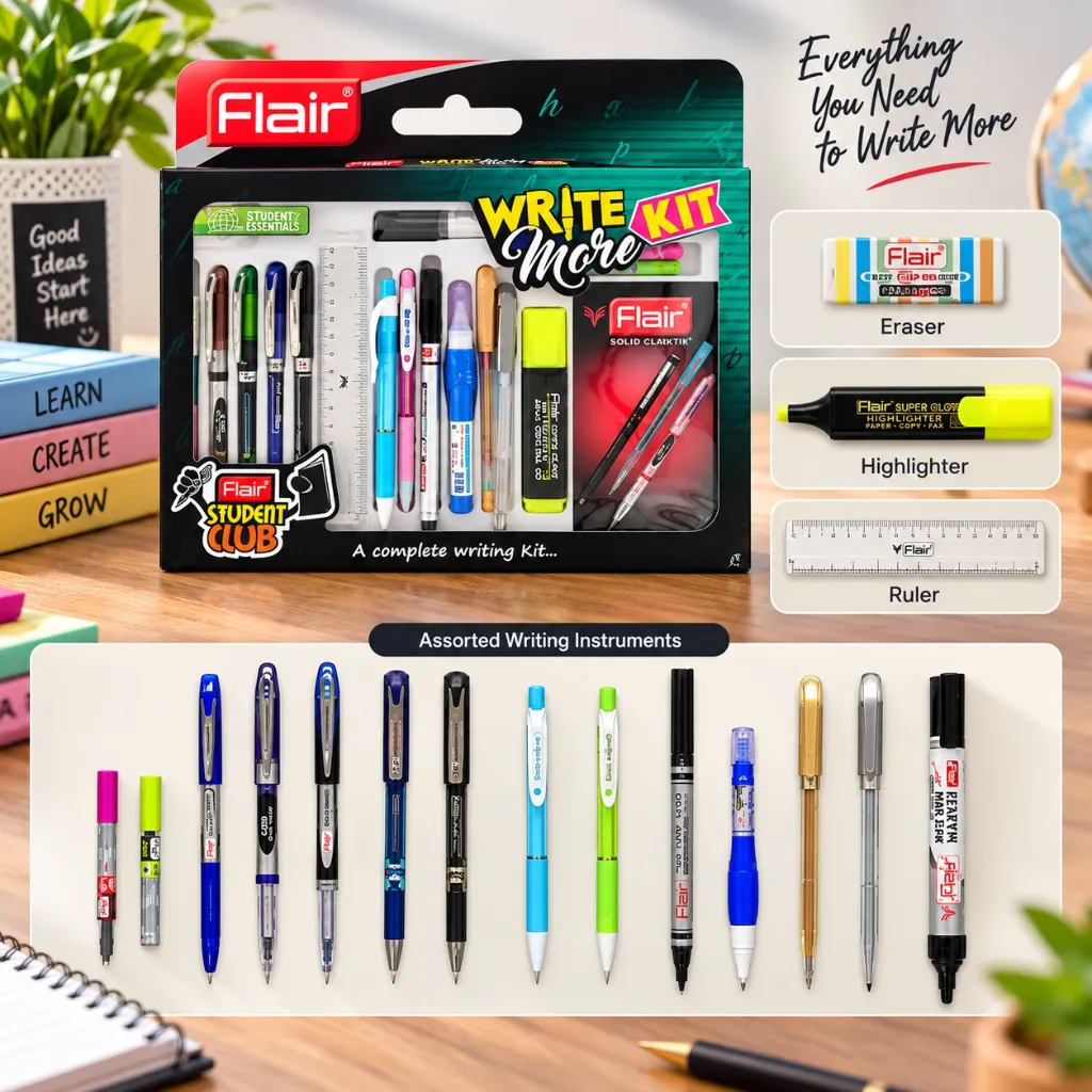 Flair Student Club Creative Series Write More Smart Kit (8).webp