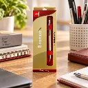 Cello Bronza DX Ball Pen – Smooth Writing Blue Ink Metallic Finish Pen (4).webp