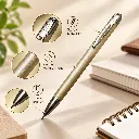 Cello Bronza DX Ball Pen – Smooth Writing Blue Ink Metallic Finish Pen.webp