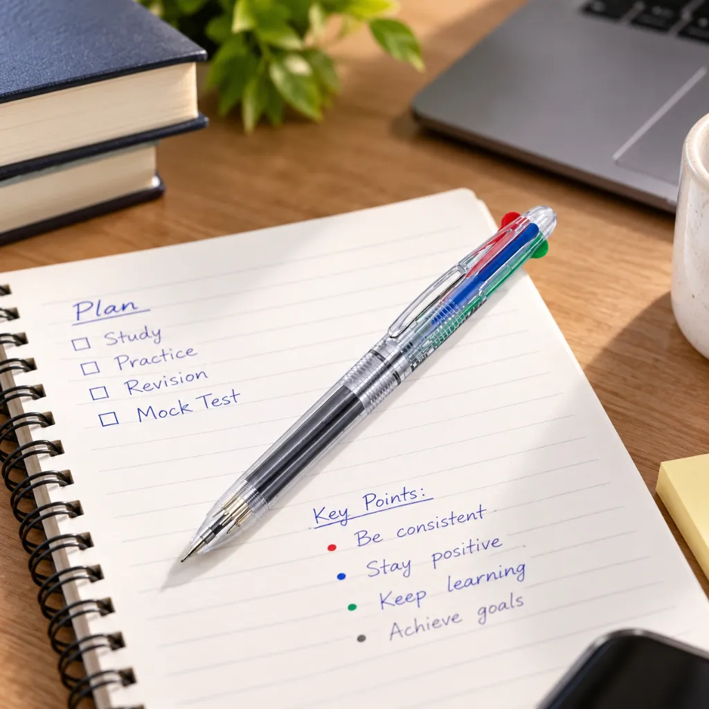 Flair Sunny 4 in 1 Multi Color Ball Pen – Retractable Smooth Writing Pen (2).webp