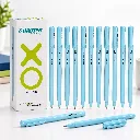 Hauser XO 0.7mm Ball Pen – Pack of 10 Smooth Writing Blue Ink Matte Finish (4).webp