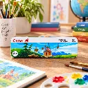 Camel Poster Colours – 12 Shades (10ml Each) Non-Toxic Paint Set with Brush & Palette (4).webp