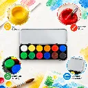 Camel Poster Colours – 12 Shades (10ml Each) Non-Toxic Paint Set with Brush & Palette (3).webp