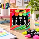 Cello Hi-Lighter (Pack of 5, Vivid Colors) (4).webp
