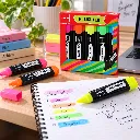 Cello Hi-Lighter (Pack of 5, Vivid Colors) (2).webp