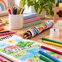 DOMS Colour Pencils Round Tin Set of 12.webp