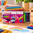 Camel Oil Pastels – 12 Multicolor Shades Smooth & Vibrant Coloring Set (4).webp