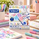 Doms Super Soft Tip Pastel Shades Brush Pen Set (3).webp