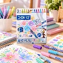 Doms Super Soft Tip Pastel Shades Brush Pen Set (2).webp