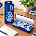 DOMS Geofine Geometry Box – Light Blue Complete Geometry Set for Students & Drawing (4).webp