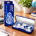 DOMS Geofine Geometry Box – Light Blue Complete Geometry Set for Students & Drawing (2).webp