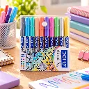 DOMS Brush Pens Metallic – Pack of 10 Shades Super Soft (4).webp