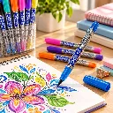 DOMS Brush Pens Metallic – Pack of 10 Shades Super Soft.webp