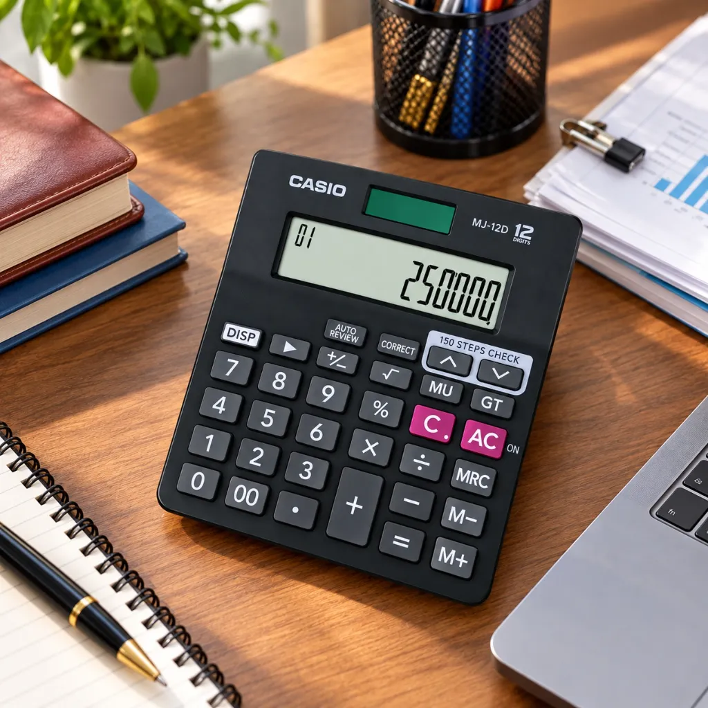 CASIO MJ-12D-BK Desktop Basic Calculator (2).webp