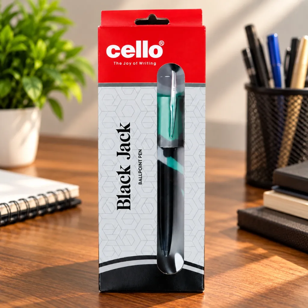 Cello Black Jack Ball Point Pen  Smooth Writing Pen for School, Office & Everyday Use (3).webp
