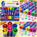 Barby Dog Roller Stamper Marker Set of 6 Colors.webp