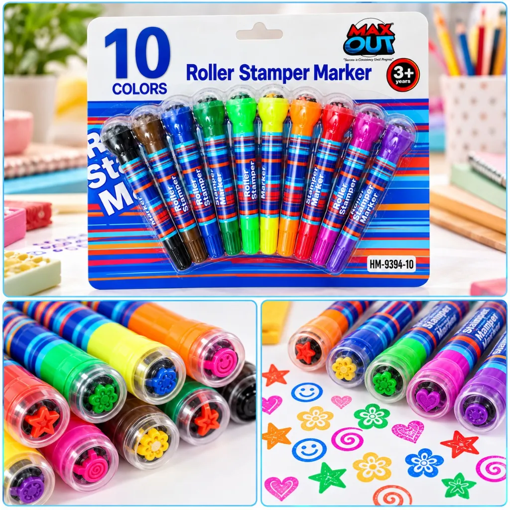 Barby Dog Roller Stamper Marker Set of 10 Colors (4).webp