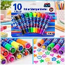 Barby Dog Roller Stamper Marker Set of 10 Colors (4).webp