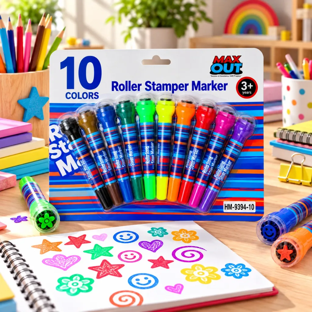 Barby Dog Roller Stamper Marker Set of 10 Colors (2).webp