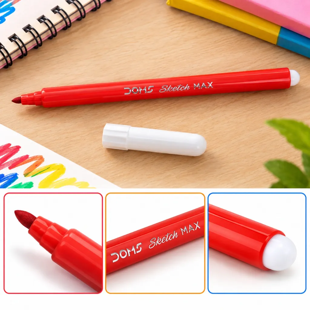 DOMS Sketch Max Water Colour Pens  14 Shades Colouring & Drawing Pens for Kids (5).webp