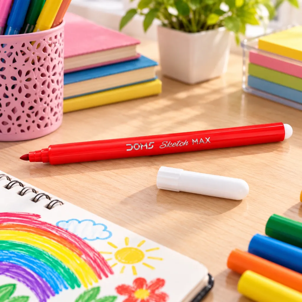 DOMS Sketch Max Water Colour Pens  14 Shades Colouring & Drawing Pens for Kids (4).webp