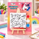 Popcorn Unicorn Drawing Stand  Kids Drawing & Painting Easel Set  Creative Art & Craft Activity (4).webp