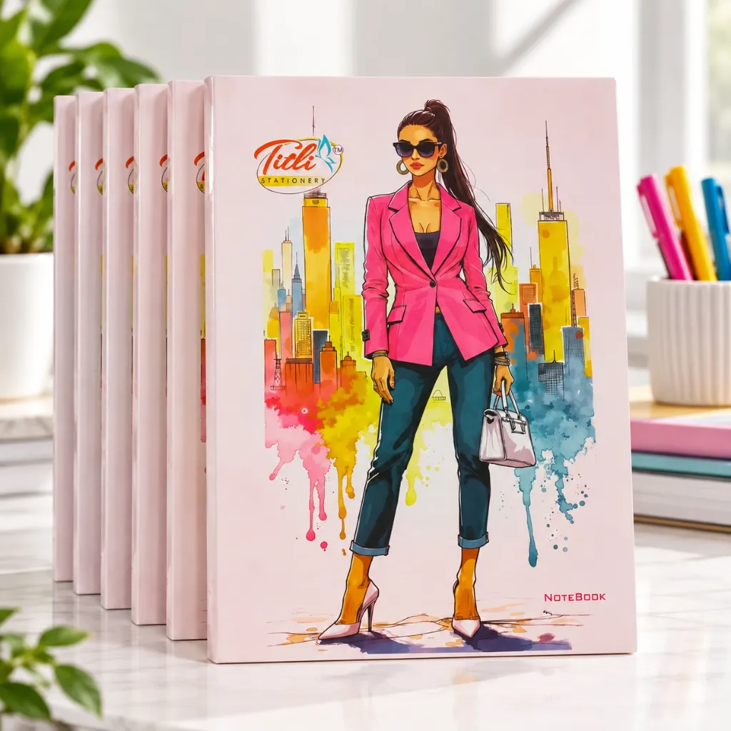 Titli (Delta) A4 Notebook – Pack of 6 – 112 Ruled Pages Each Soft Cover for Students & Office Use (4).webp