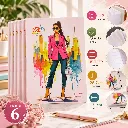 Titli (Delta) A4 Notebook – Pack of 6 – 112 Ruled Pages Each Soft Cover for Students & Office Use (3).webp