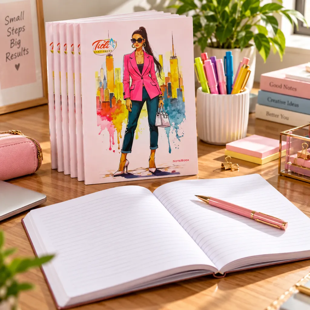 Titli (Delta) A4 Notebook – Pack of 6 – 112 Ruled Pages Each Soft Cover for Students & Office Use