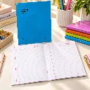 Titli (Delta) A5 Fluorescent Cover Notebook – Pack of 5 – 172 Ruled Pages Each for Students.webp