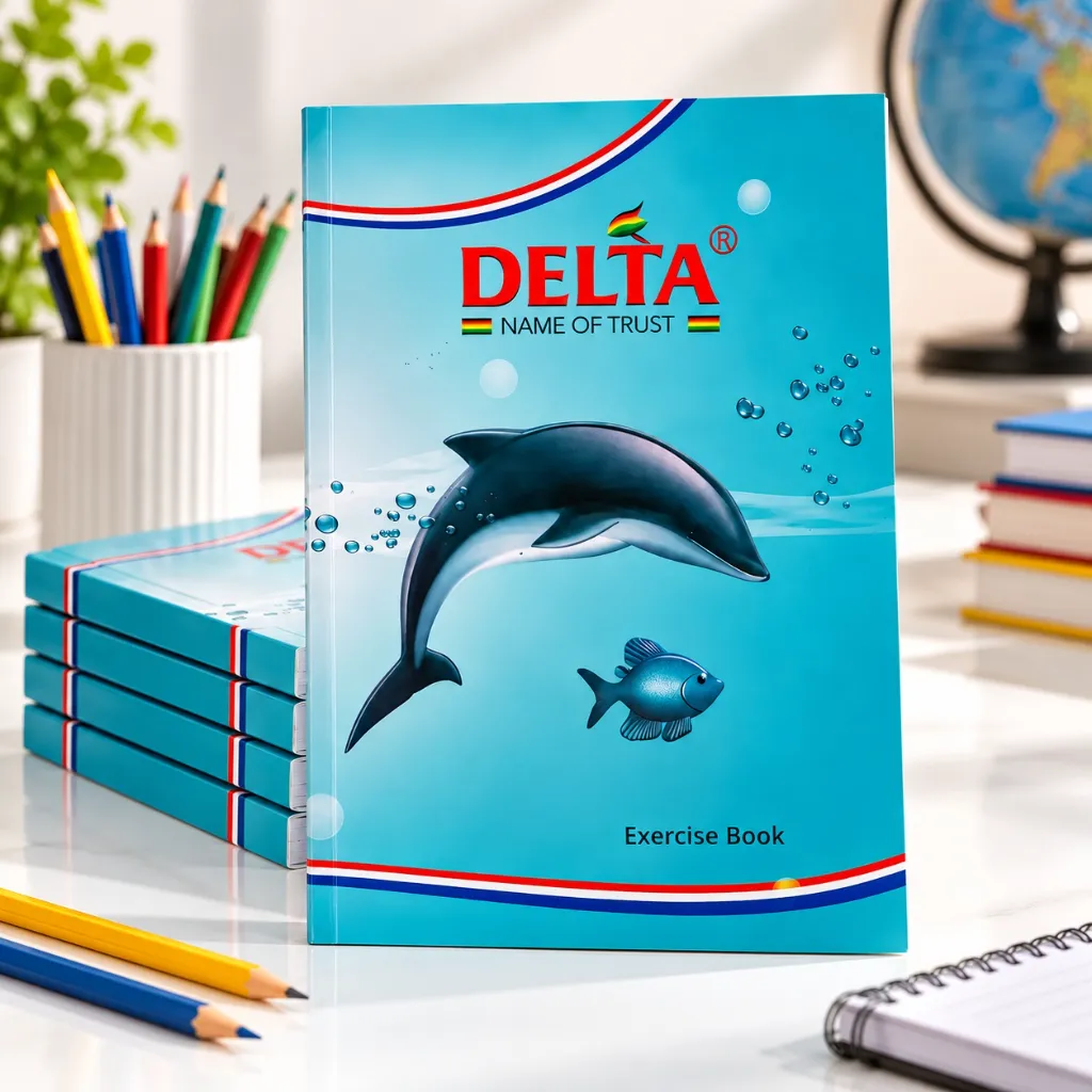 Delta Fish School Notebook – Pack of 4 – 96 Ruled Pages – Soft Cover Student Notebook (3).webp