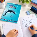 Delta Fish School Notebook – Pack of 4 – 96 Ruled Pages – Soft Cover Student Notebook.webp