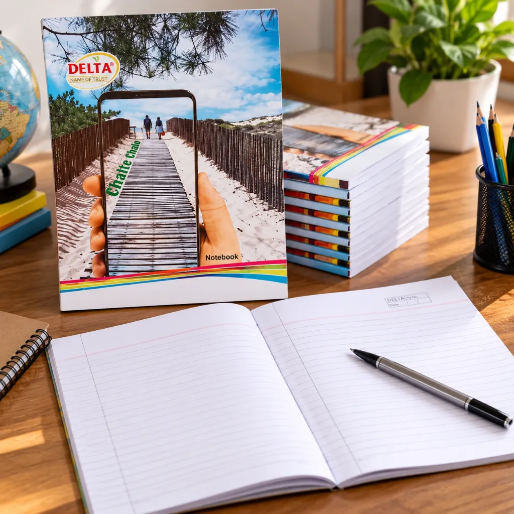 Delta A5 Notebook Combo Pack of 20 – Hindi English Math Notebooks – 84 Pages Each.webp