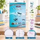 Delta A4 Long Notebook – Hard Cover – 336 Ruled Pages – 65 GSM Writing Notebook (2).webp