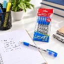Nataraj Super X Ball Pen Blue  Pack of 10  2 Packets  Smooth Writing Pen (2).webp