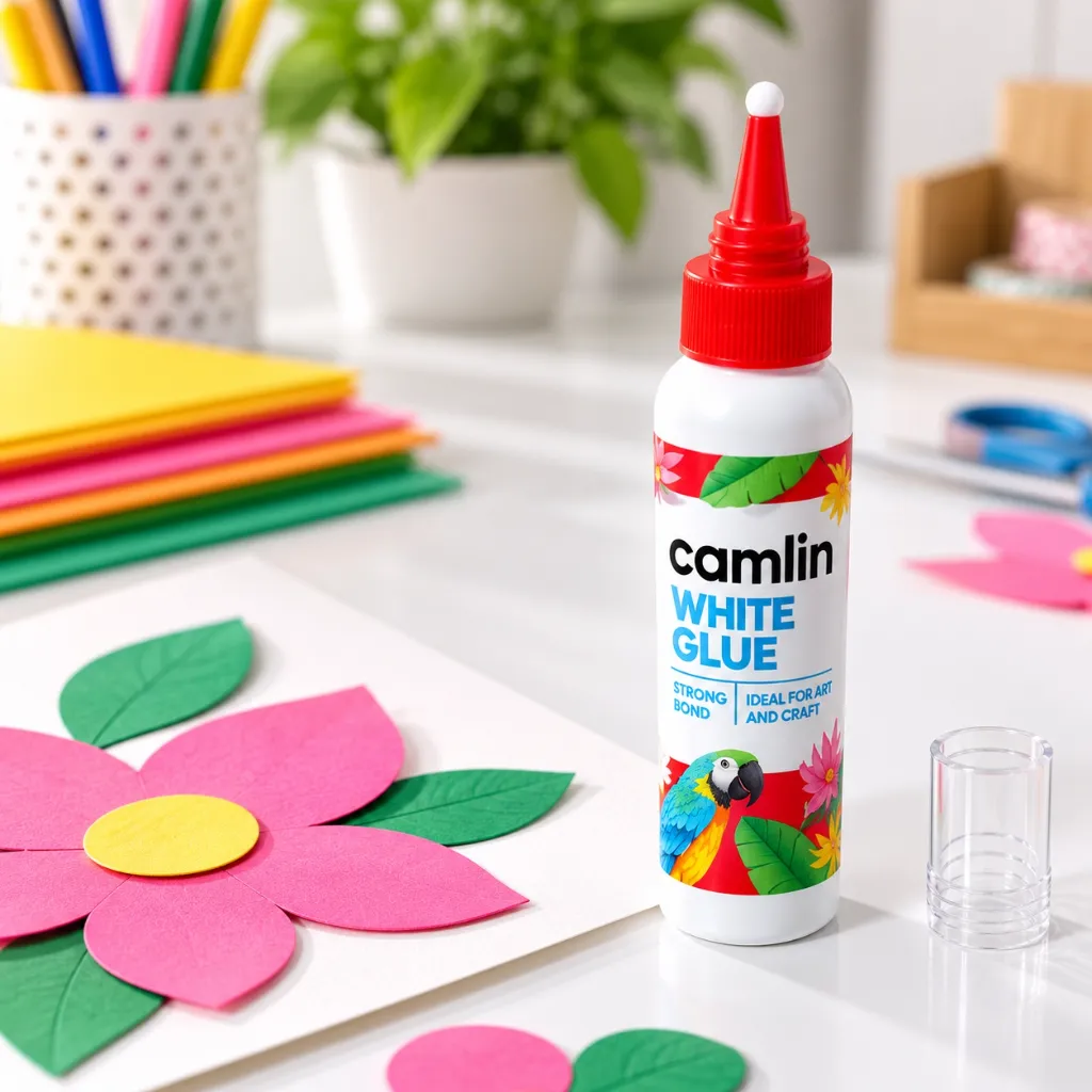 Camlin White Glue Pack of 10  20g Each  Multipurpose Adhesive for School, Office, Art & Craft.webp