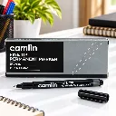 Camlin Black Fine Tip Permanent Markers – Pack of 10 (2).webp